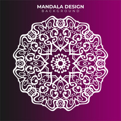 Creative Gold luxury decorative Mandala design background