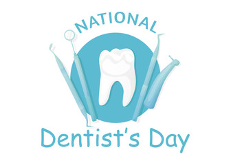 National Dentist Day Banner