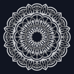 Decorative elements luxury ornament pattern gradient mandala design