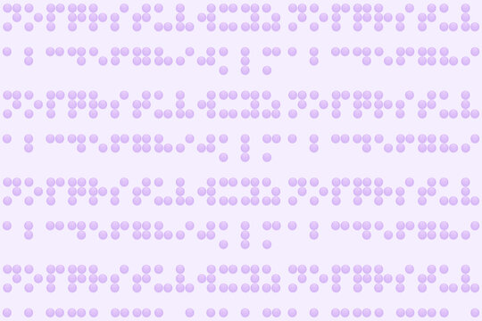 Simple background using the alphabet written in braille, reading for the blind, braille text, vector background
