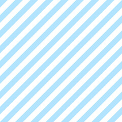 Diagonal lines seamless pattern. Light blue stripes background. Abstract minimalistic wallpaper. Vector 