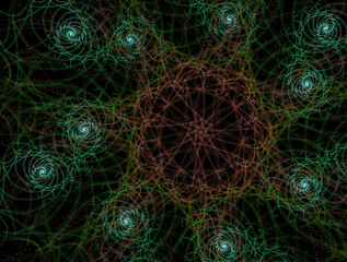 Imaginatory fractal abstract background Image