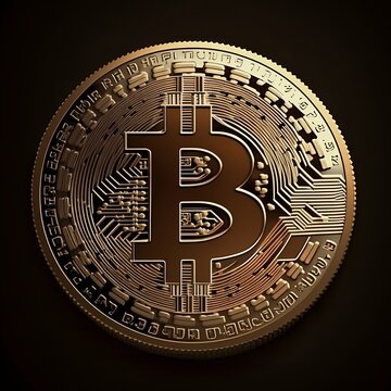 Bitcoin, illustration, black barckground