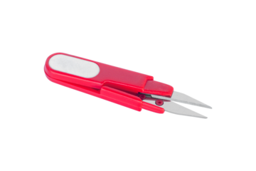 sewing scissors, thread trimming scissors, sewing cutters isolated from background