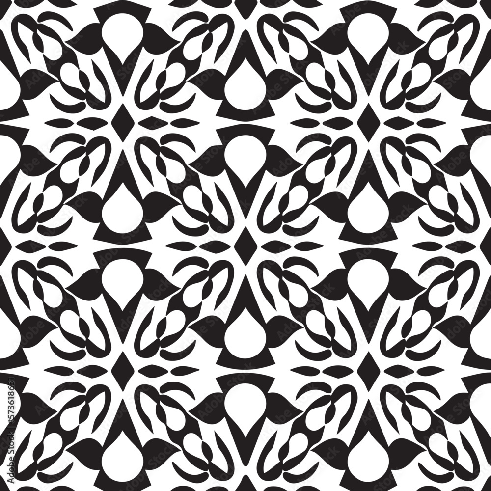 Poster this abstract vector print combines chaotic outlines and periodic mosaic patterns, creating a retro 