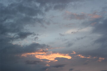 Fototapeta premium clouds at sunset