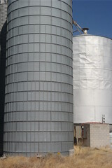 grain storage tanks