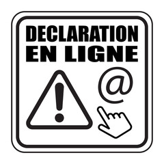 Logo déclaration en ligne.