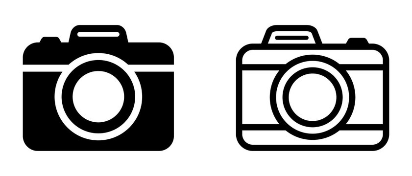 Camera vector icons