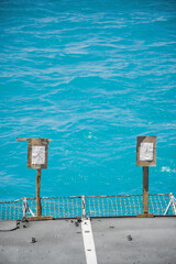 Paper shooting targets on a pole
