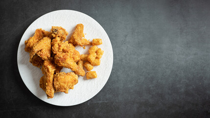 fried chicken on a plate