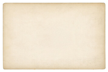 Vintage paper background isolated - (clipping path included)