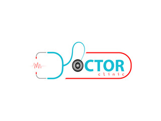 Doctor vector logo design and illustration.