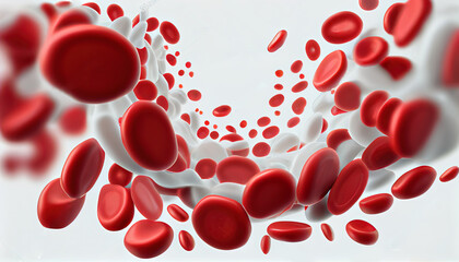 blood plasma cells under microscope