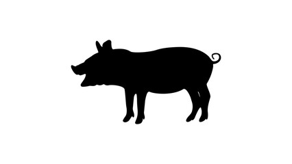 piglet silhouette