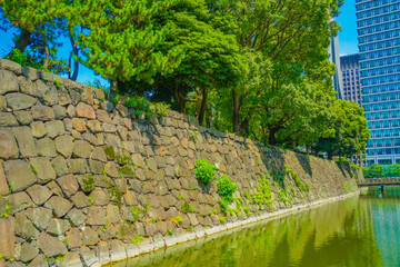 皇居・江戸城の石垣