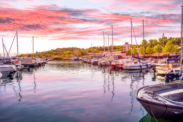 Geiseltalsee, Sachsen Anhalt, Deutschland 