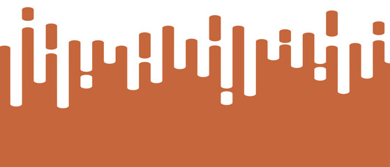 Brown abstract lines on white background. Trendy abstract lines transition background for backdrop, cover, wallpaper and banner. Rounded lines halftone for brochure, layout and flyer. Creative vector