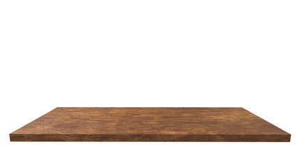 Vintage Empty wooden shelf kitchen table top