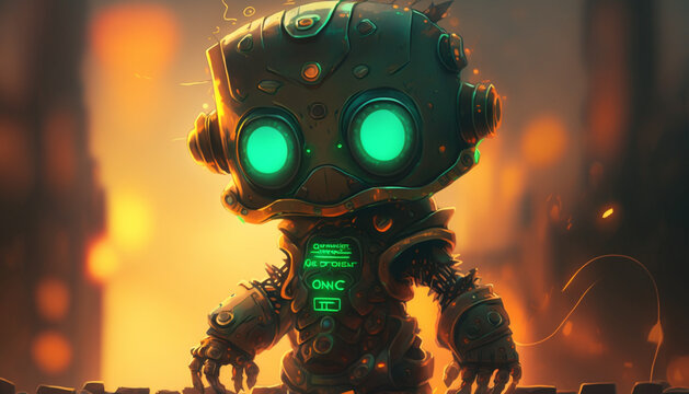 Robot clank from ratchet and clank generative AI	