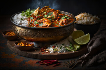 Delicious chicken tikka masala