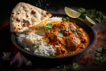 Delicious chicken tikka masala