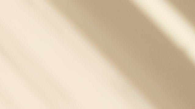 Light and shadows lines from curtain and silates on the white wall. Sunny day, the sun's rays. Mockup, copy space for text