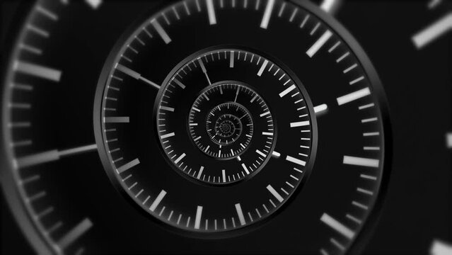 Drosted Infinity Time Background Video Animation