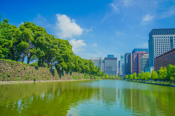 丸の内の高層ビル群