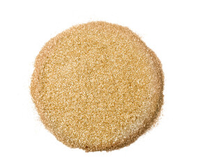 Golden glitter shimmer texture for makeup