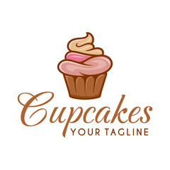 ice cream logo, ice cream icon simple shape, label or ice cream shop design