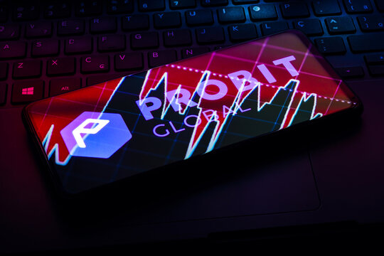 February 20, 2023, Brazil. In this photo illustration, the ProBit Global logo is seen displayed on a smartphone.