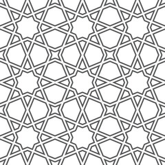 PNG seamless islamic pattern. Transparent Background illustration. Seamless girih pattern....