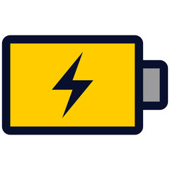 Battery Charging Color Icon