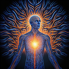 Science, Human, Body, Human Body, Heart, Chakra, Medicine, Health, energy, system, circulatory, circulation, healthy, dynamic, person, man, people, spiritual, metaphysical, healing, psychic, power