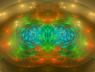Imaginatory fractal abstract background Image