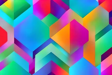 Colorful geometric shapes