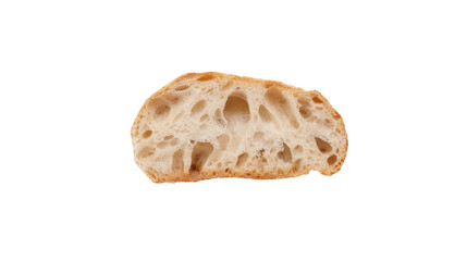 Slice of bread, close-up. Isolates on transparent background.  Precision cut and flawless finish make it easy to incorporate the image into your projects