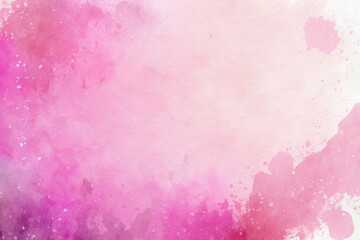 Fototapeta premium Abstract sweet pink watercolor background. Generative AI