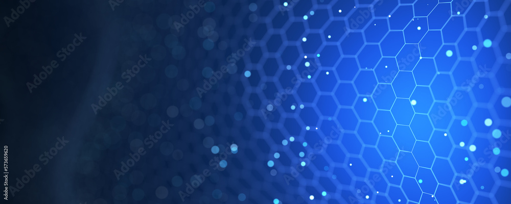 Poster concept of network, neural network. the concept of electronic circuit, high technology. abstract lin