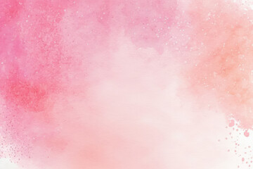 Abstract sweet pink watercolor background. Generative AI