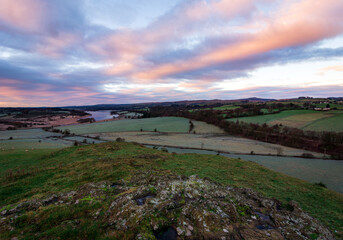 Cloudy Sunrise, Kenmure Hill, Lochwinnoch, Renfrewshire,Scotland,UK