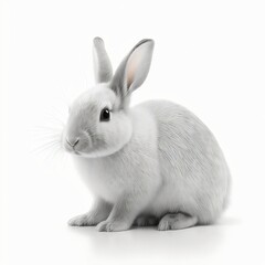 Obraz premium rabbit isolated on white png, Easter bunny, Conejo de Pascua, without background