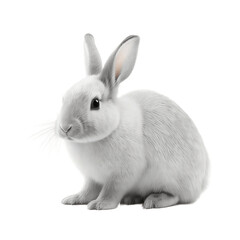 rabbit isolated on white png, Easter bunny, Conejo de Pascua, without background