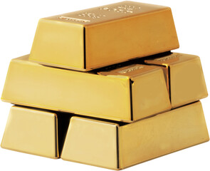 Stack of big Gold Ingots