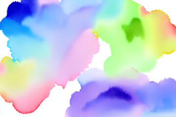 Obraz premium Watercolor with white background 