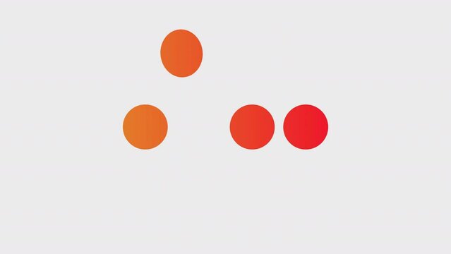 Colorful preloader for online player. Video loading. Looped video with alpha channel.