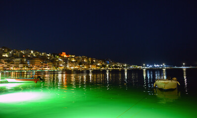 Abenddämmerung in Sitia, Griechenland