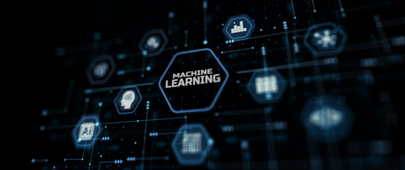 Machine learning. New technology 2023 mixed media
