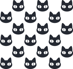 Fototapeta premium seamless pattern with cats